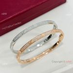 TOP Copy Cartier Love Small Bracelet Full Diamond Bangle with Quick-release